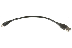 Кабель USB - mini USB REXANT 0.2 метра, черный 18-1131-2