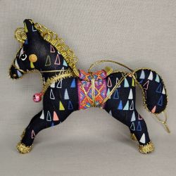 Ёлочная игрушка Лошадка Цирковая