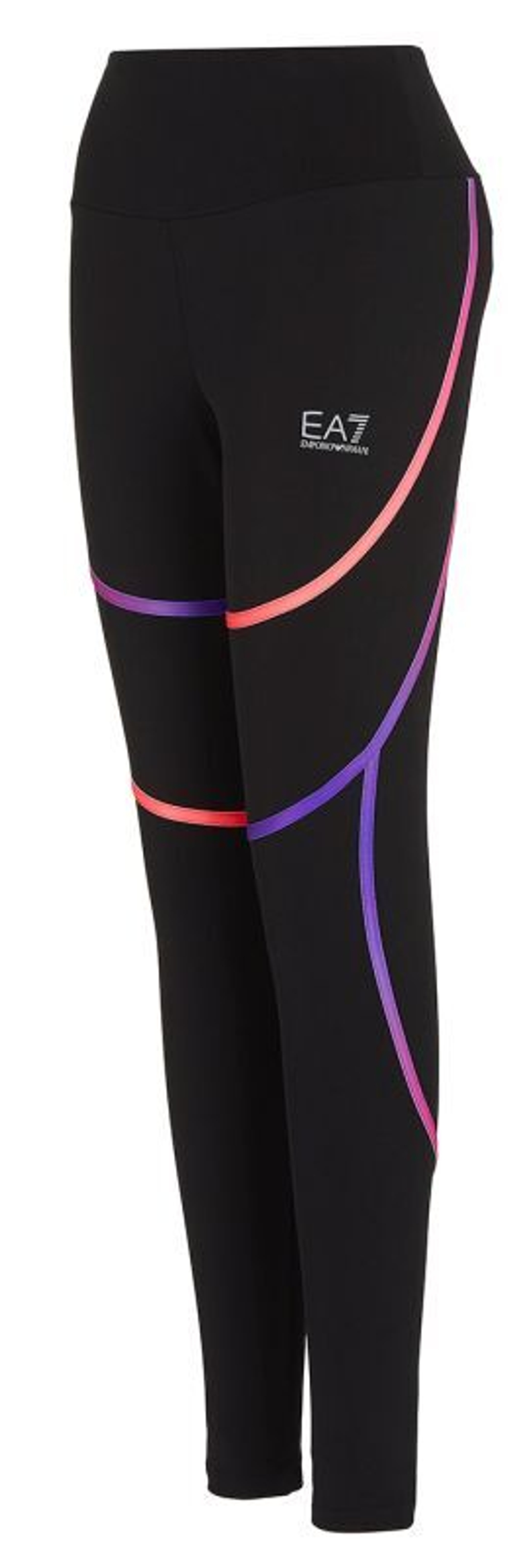 Leginsy EA7 Woman Jersey Leggings - черный