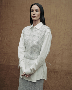 Манишка из люрекса