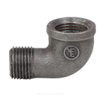 Угольник проходной чугун Ду 40 (1 1/2") ВР/НР Fittex PLUS