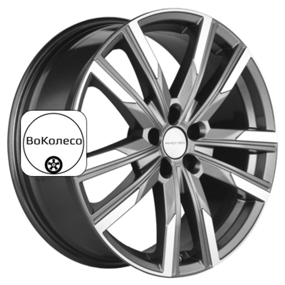 7,5x19/5x108 ET46 D63,4 KHW1905 (Geely Monjaro/Tugella) Gray-FP Khomen Wheels