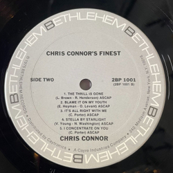 Винтажная виниловая пластинка LP The Finest Of Chris Connor (USA 1976)
