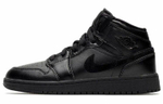 Кроссовки Jordan Air Jordan 1 Mid "Deep Black" (Женская размерная сетка)
