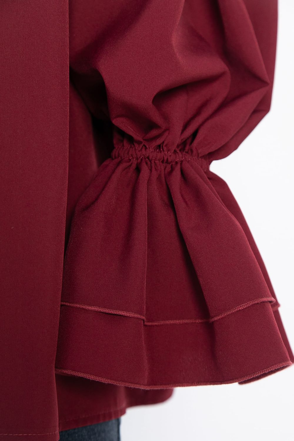 Блуза Присцилла (бордовая) Б14949-5М LT Collection