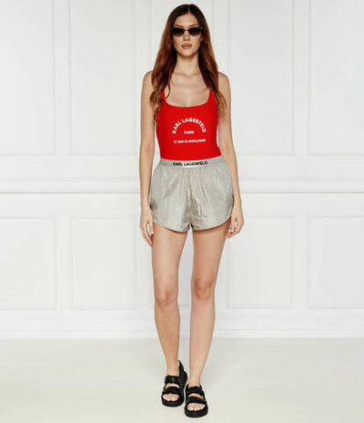 Шорты Karl Lagerfeld - серебряный(241W2228)