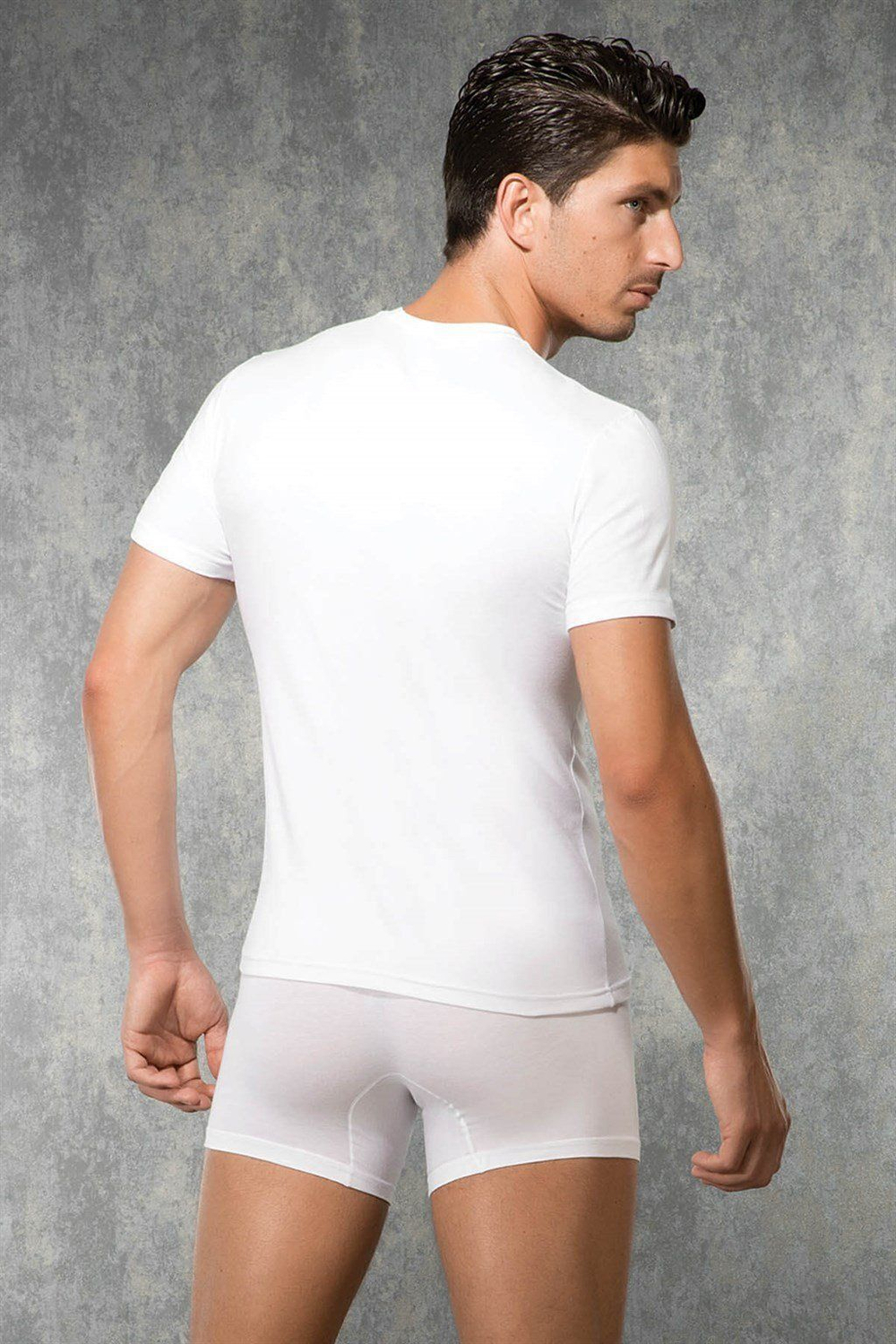 Футболка по фигуре из модально-хлопковой ткани Doreanse Modal Basic (Размер: M) (Цвет: белый)