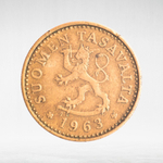 Finland, 10 Pennia, 1963, VF
