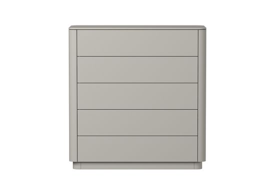 Комод Tammi 5 ящиков ширина 100 см (серо-бежевый)