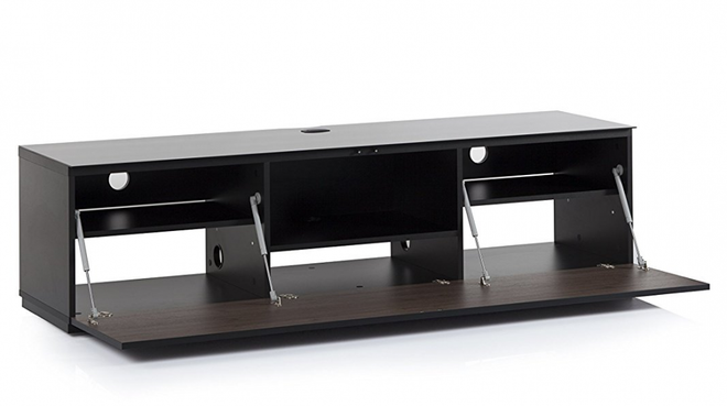 Тумба под ТВ Sonorous ST 160F BLK WNT BS