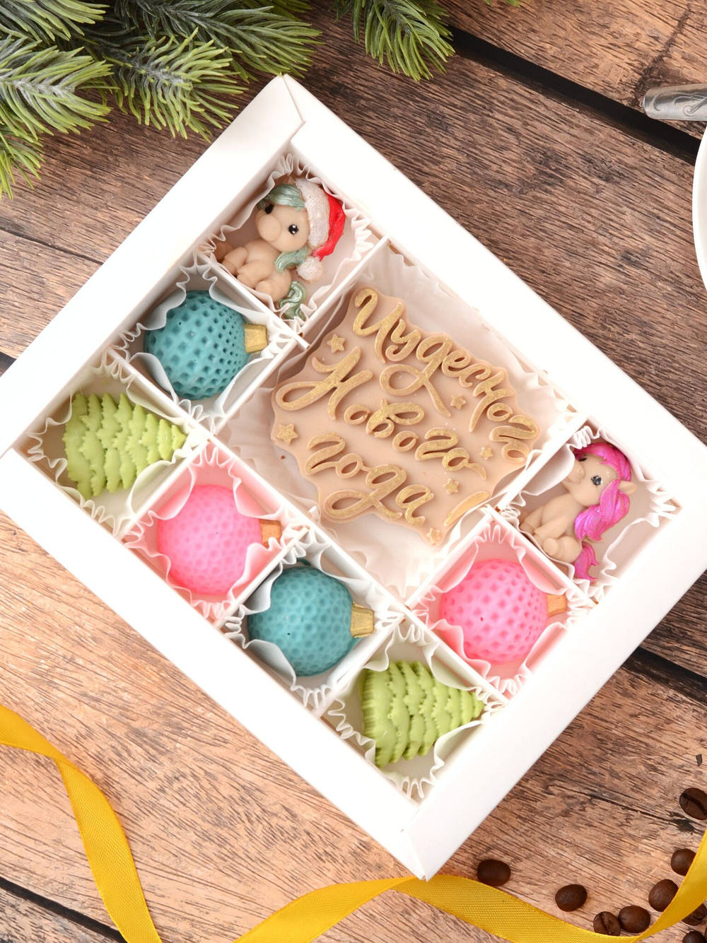 Подарочный набор "Чудесного Нового Года" с лошадками #4