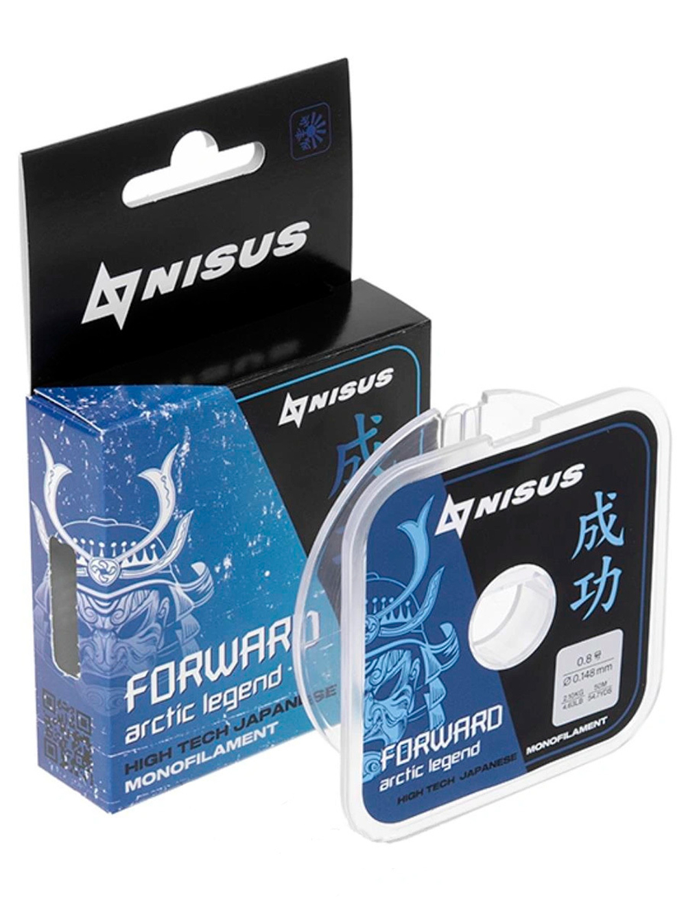 Леска для рыбалки Nisus FORWARD ARCTIC LEGEND Nylon Transparent 0,286mm/50m (N-FAG-0.286-50)