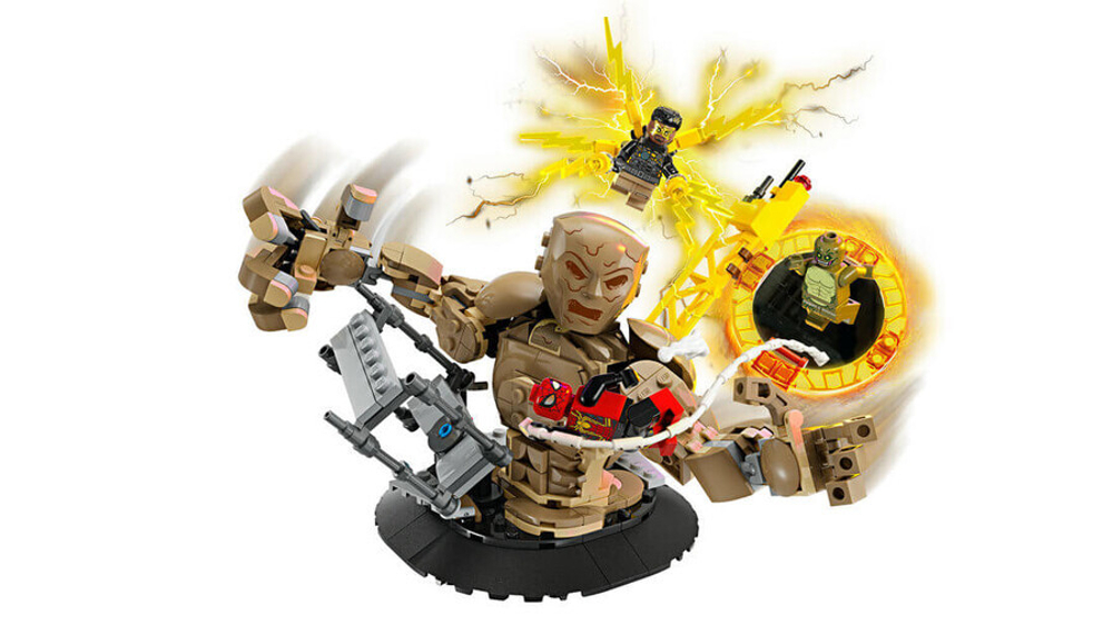 Конструктор LEGO Marvel 76280 Человек-паук против Песочного человека Последняя битва