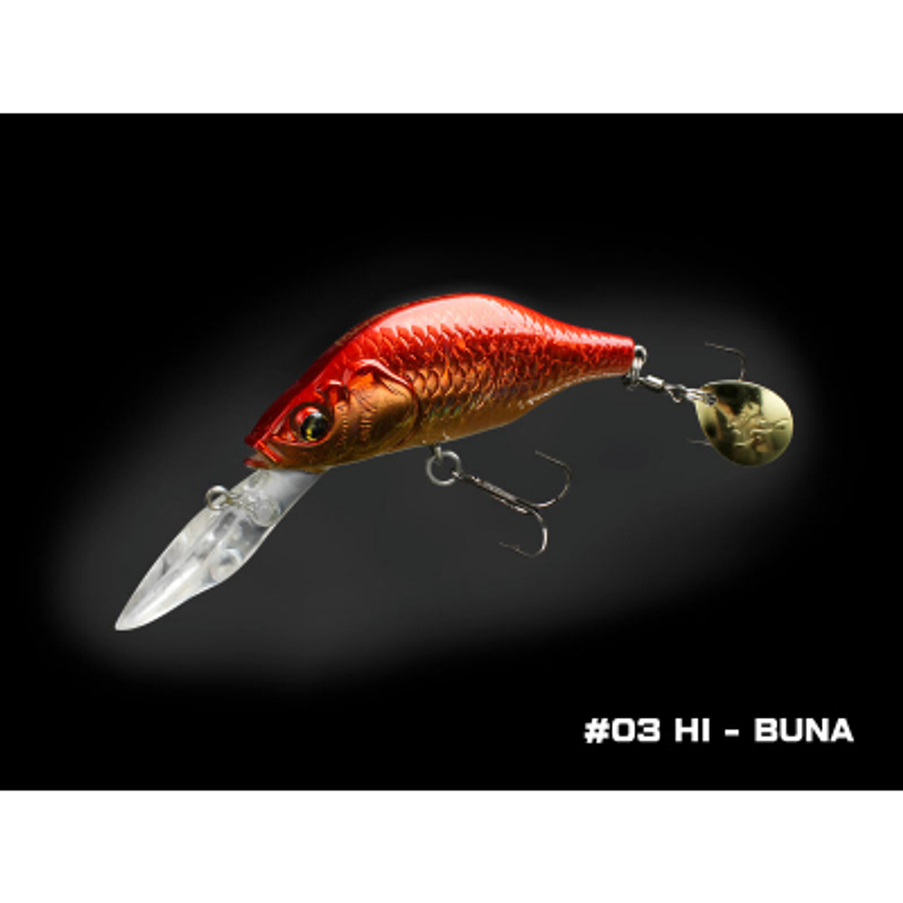 Воблер Little Jack Zussi Ri WR Lipless Minnow 63mm 15гр. 07 Premium Aji