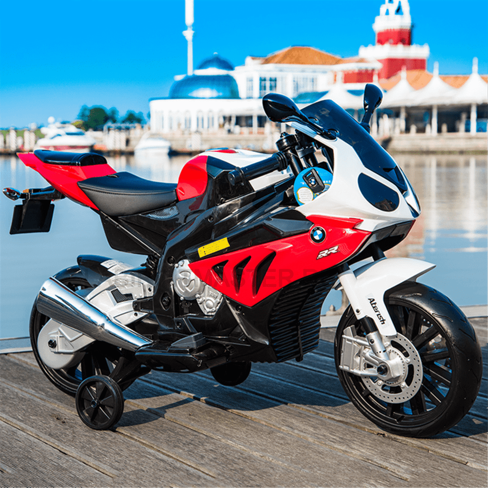 Детский электромобиль "BMW S1000RR", красный