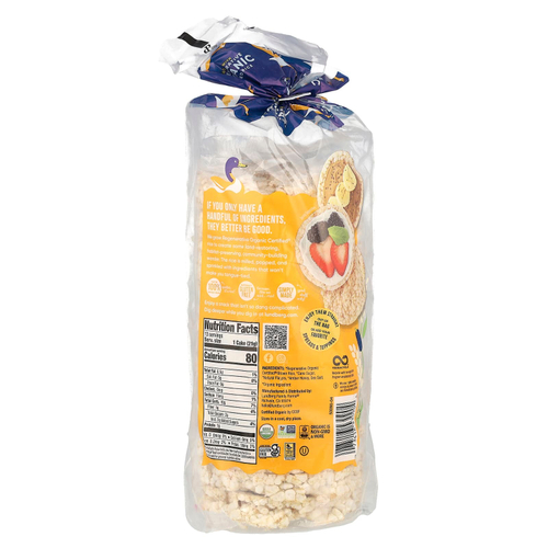 Lundberg, Органические пирожные с коричневым рисом, мед и орех, 273 г (9,6 унции)