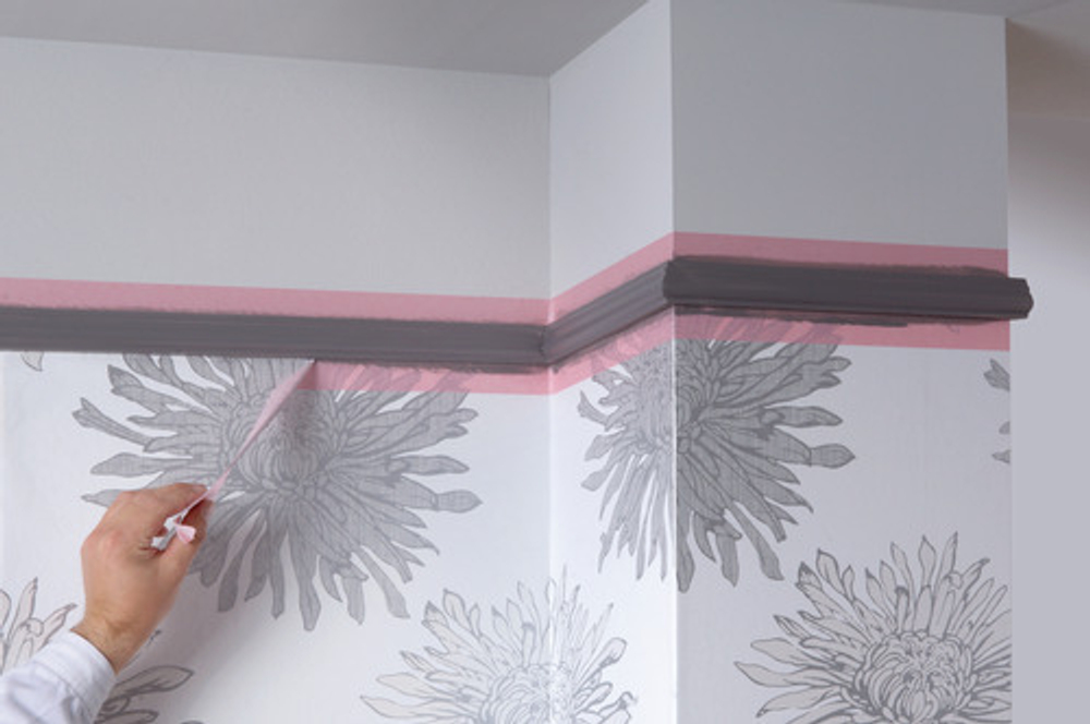 Малярная лента для деликатных поверхностей tesa® 04333, розовая