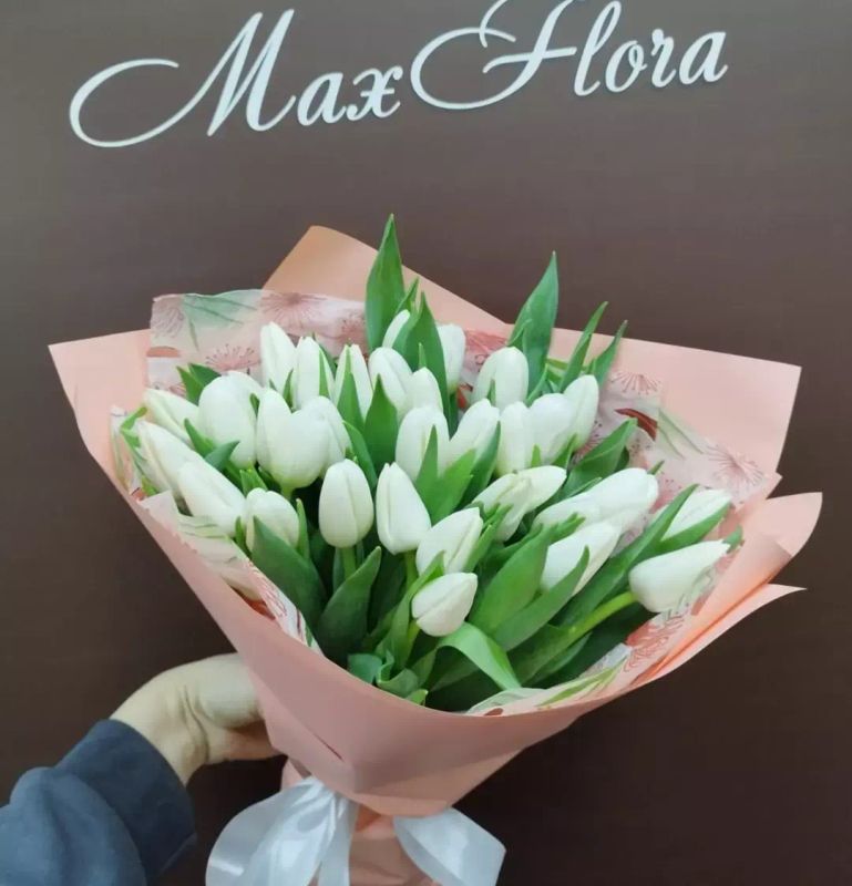21 Белый Тюльпаны (Б-441)