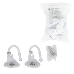 UFP-M01R-150 WHITE POLYBAG SET2 Подставка для светильника ULI-P. на присоске. длина трубки 150мм. Набор из 2шт. Белая. TM ФитоЛето