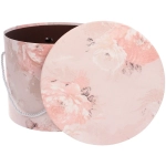 Коробка подарочная «Акварельные цветы» 25*25*20 см, розовый