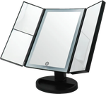 Зеркало косметич. настольное RIDDER Vivian M 1х/2х/5х-увелич. LED сенсор USB чёрный