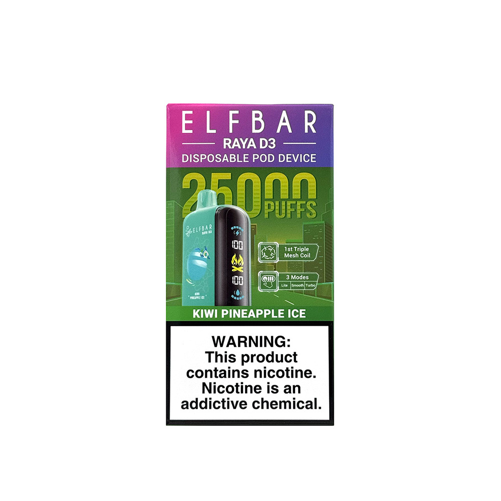 ELF BAR RAYA D3 - Kiwi Pineapple Ice (5% nic)