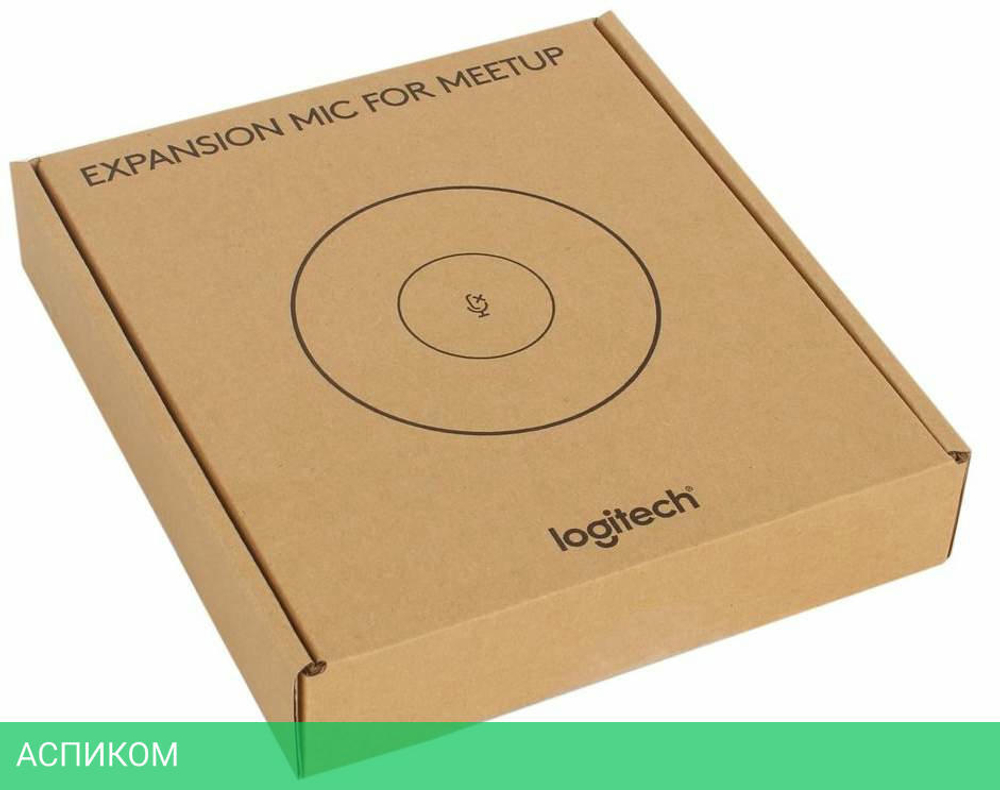 Микрофон Logitech MeetUp черный (989-000405)