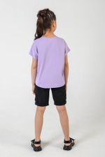 Фуфайка (футболка) для девочки Гретта-1 Виотекс ЛИЛОВЫЙ