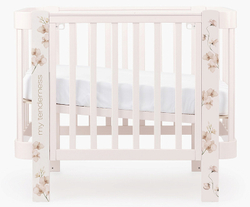 Детская кроватка-трансформер Happy baby Mommy Love в комплекте с расширением 160х70 pink
