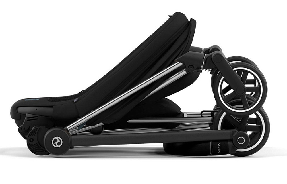 Прогулочная коляска Cybex Mios III Chrome Black complete Sepia Black