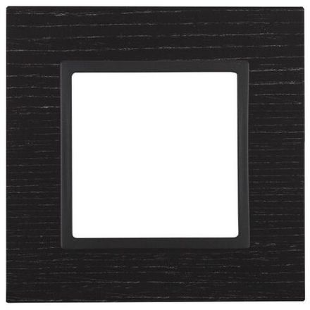 Рамка 1-м 14-5301-05 дерево Elegance черн. дерево+антрацит ЭРА Б0034565