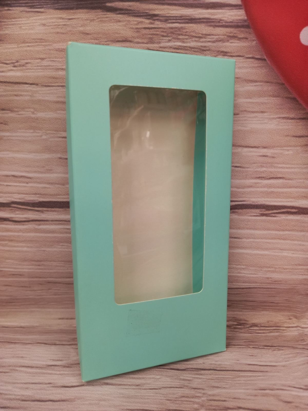 Коробка для шоколадной плитки 160х80х17 тиффани