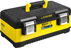 STAYER METALPRO, 498 х 289 х 222 мм, (19.5″), металлический ящик для инструментов, Professional (2-38011-18)