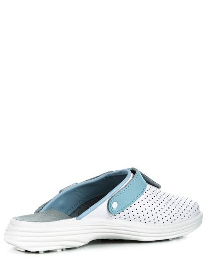 Сабо жен. 54-04А (белый/голубой)