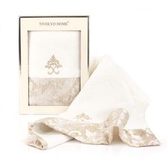 Полотенце  махровое VITALY  50Х100 крем  TIVOLYO HOME Турция