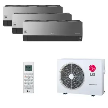 Мультисплит система на 3 комнаты LG AM09BP x 3 / MU3M21
