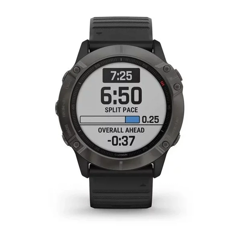 Смарт-часы Garmin Fenix 6X Sapphire, серый, 010-02157-11