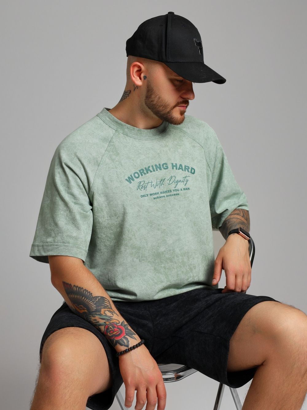 Фуфайка (футболка) мужская Сидней-5 Виотекс ФИСТАШКОВЫЙ