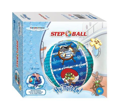 Пазл-шар 24эл. "Ну, погоди" С/м (Степ пазл)