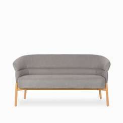 Диван Wally Wood 150 см, серый