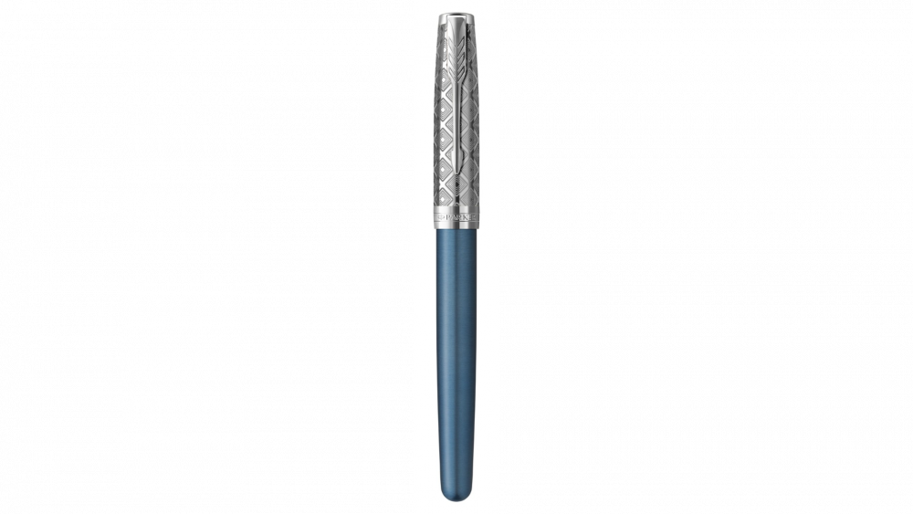 Ручка-роллер Parker Sonnet Premium Refresh BLUE CT, стержень: F, цвет чернил: black, в подарочной упаковке