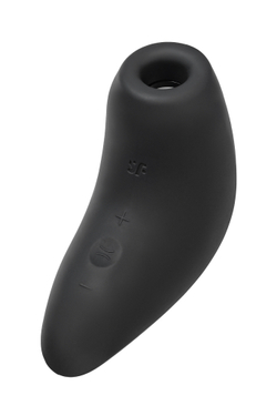 Вакуум-волновой стимулятор клитора Satisfyer Magnetic Deep Pulse, силикон, черный, 11,6 см