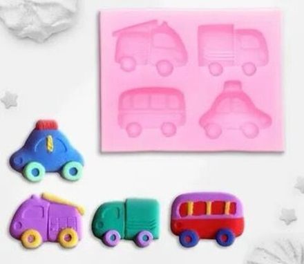 Силиконовый молд "Транспорт"