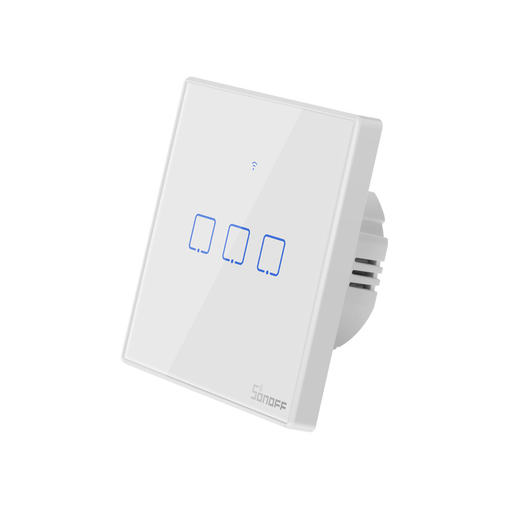 Выключатель Sonoff TX T2EU3C WiFi & RF (Белый/3)