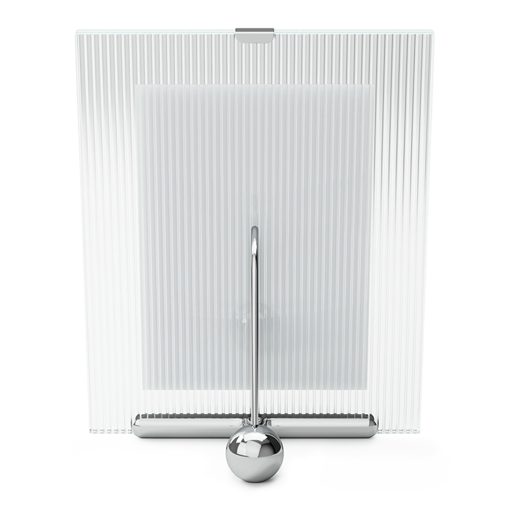 Фоторамка flute, 20х23 см, хром