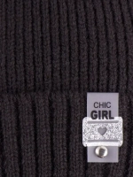 Шапка для девочки осенняя