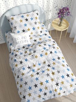 Наволочка комплект 2шт бязь Сказка "Звезды (печворк)" 70x70 см