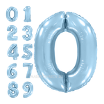 Шар Цифра Голубая