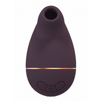 Фиолетовый вакуум-волновой клиторальный стимулятор Irresistible Kissable Purple IRR002PUR