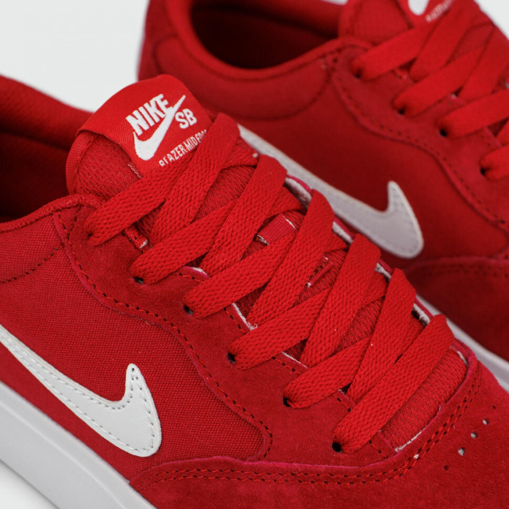 кеды Nike SB Chron Suede Red / White Wmns